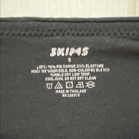 SKIMS Classic Black Strapless Bodycon Dress - Picture 2 of 2